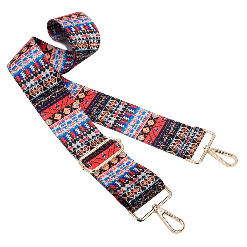ZOOEASS Wide Shoulder Strap Adjustable Replacement Belt Crossbody Canvas Bag Handbag (wide: 1.97"(5CM) Multiple graphics) - Image 2